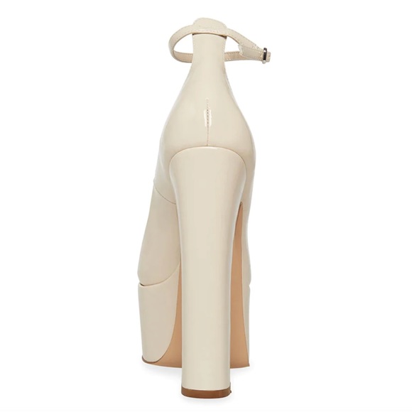 Nude Patent Platform Pumps Steve Madden Skyrise 8 and 8.5 - Picture 9 of 11